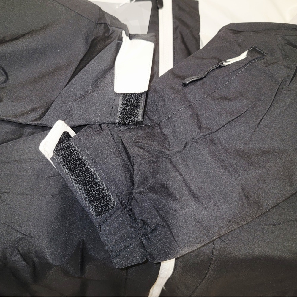 GEMYSE Ski Jacket Mens Large‎ Hooded Winter Snow Coat Black White Insulated NWT - Picture 5 of 9
